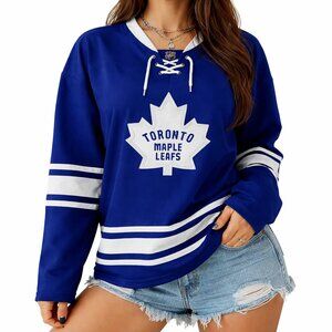 Toronto Maple Leafs- Reebok NHL Women’s Hockey Jersey- Large💙✨